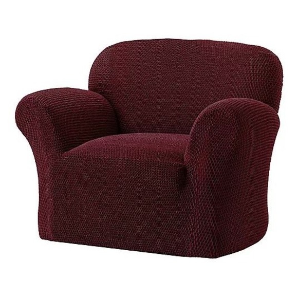 Gaico Melodia Stretch 1 Seater Furniture Cover Light Brown Sofa Protector - Picture 6 of 6